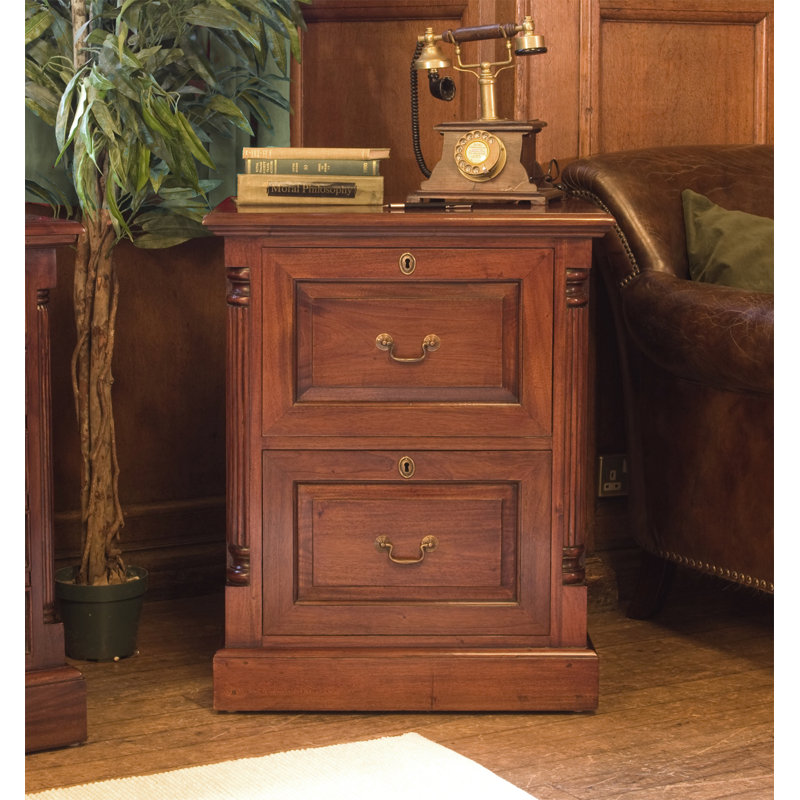 Tarawa 65cm Wide Solid Wood File Cabinet