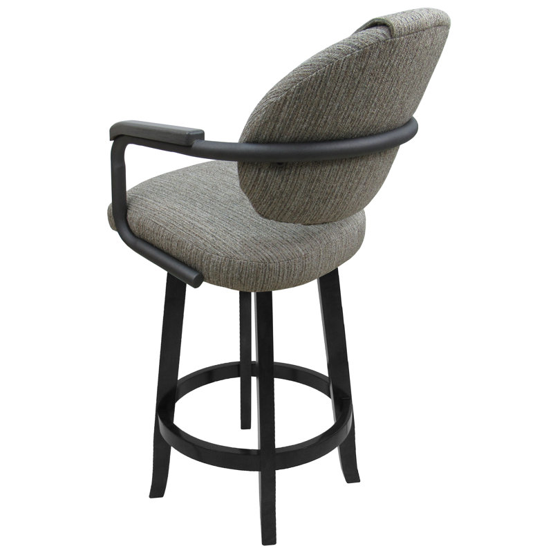 Comptoir pivotant, tabouret de bar et très grand Mealey, Tabouret de comptoir (siège d'une hauteur de 26 p, Gris