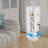 3-tier 38.19"H X 15.75"W / 4-tier 50"H X 15.75"W Corner Rotating Bookcase-1134628987-1134628989