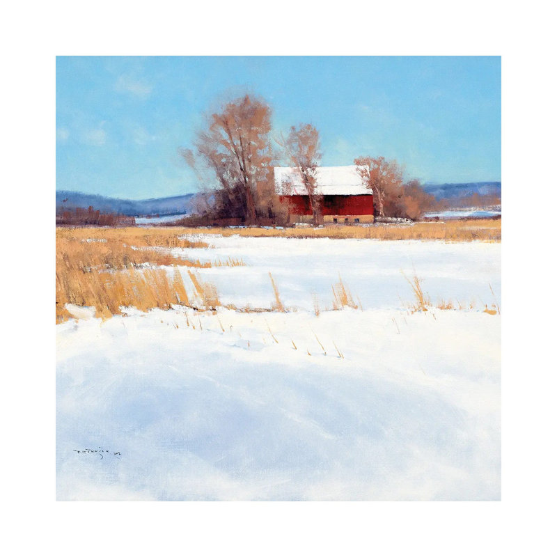 St. Croix Valley Barn 1 Piece Wrapped Canvas Painting, 66.04 cm H x 66.04 cm W x 1.91 cm D