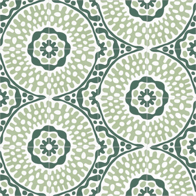 Sonora 8" x 8" Cement Patterned/Concrete Look Wall & Floor Tile