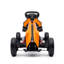 Jouets pour bébé orange et noir avec porte-kart électrique en polypropylène 39,4 x 22,8 x 23 po