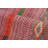 Vintage Peruvian Square Kilim, Polychromatic Geometric Stripes - Rug & Kilim