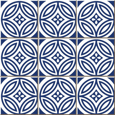 Carreau de papier peint adhésif 24 po l