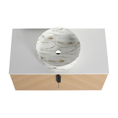Meuble-lavabo 36 po avec lavabo en céramique