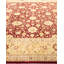 Tapis rouge / beige / vert en laine noué à la main de conception unique 10 pi 3 po x 13 pi 3 po Trenea Mogul