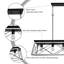 Luminaire suspendu conique à 5 lumières pour îlot de cuisine Anushan