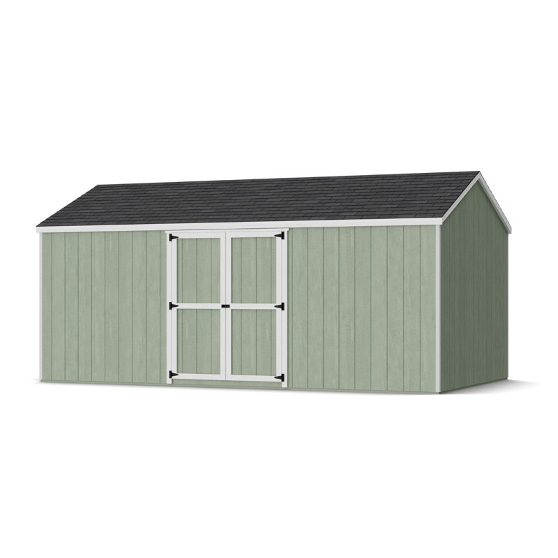 Value Gable Shed With Side Entry, Yes, 101.5'' H x 120'' W x 216'' D