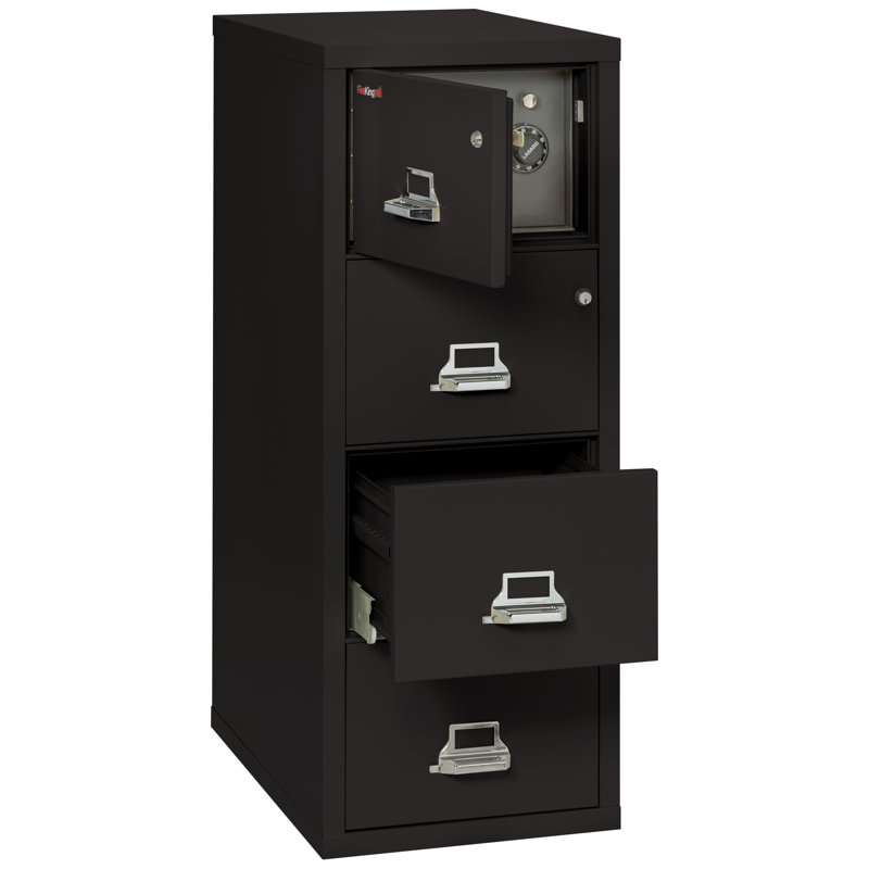 Legal 3 - Drawer File Cabinet, Black