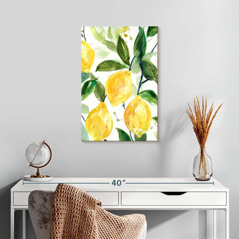 Yarlin Lemony Branch II, 24" H x 16" W
