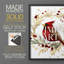 «Christmas Holiday Art CMLXVIII», reproduction d'art encadrée - bois massif-1023524180-1023524176