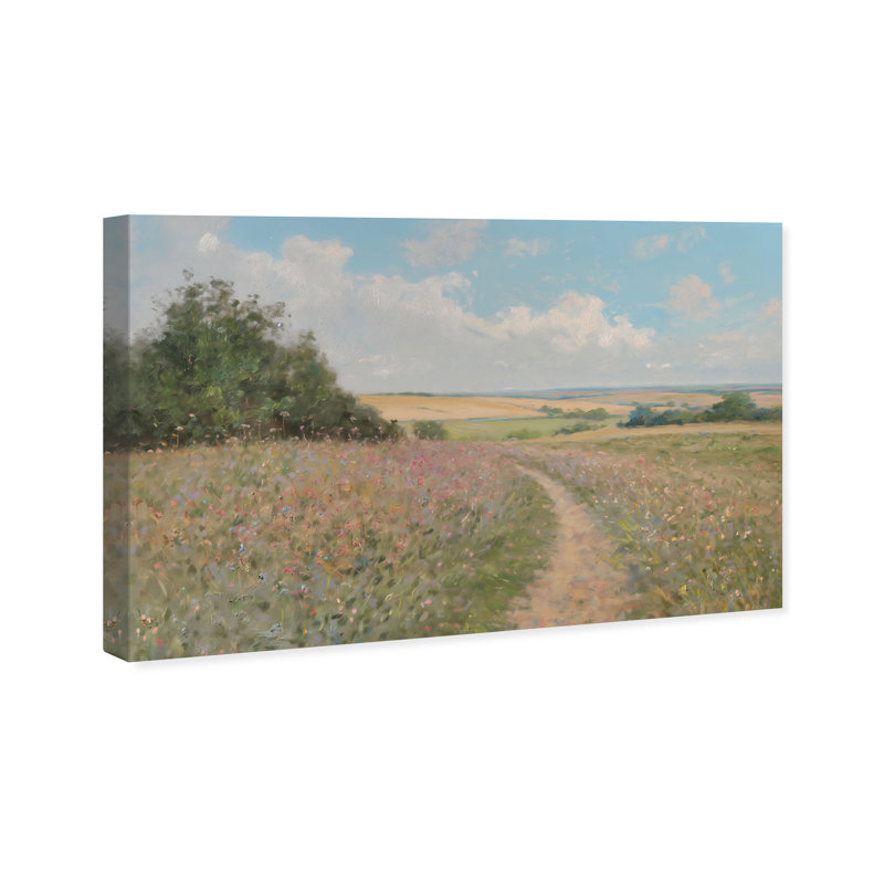 Emerald Pathway Canvas Landscape & Nature Print by Oliver Gal, Black Frame, 15 x 10, 20"H x 30"W, Canvas Unframed
