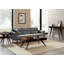 Table basse Hartline, bourgogne