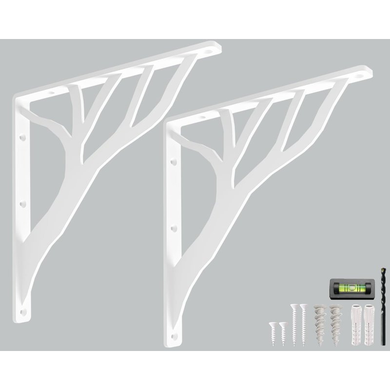 Support pour tablette d'arbre, Blanc, 10 pouces