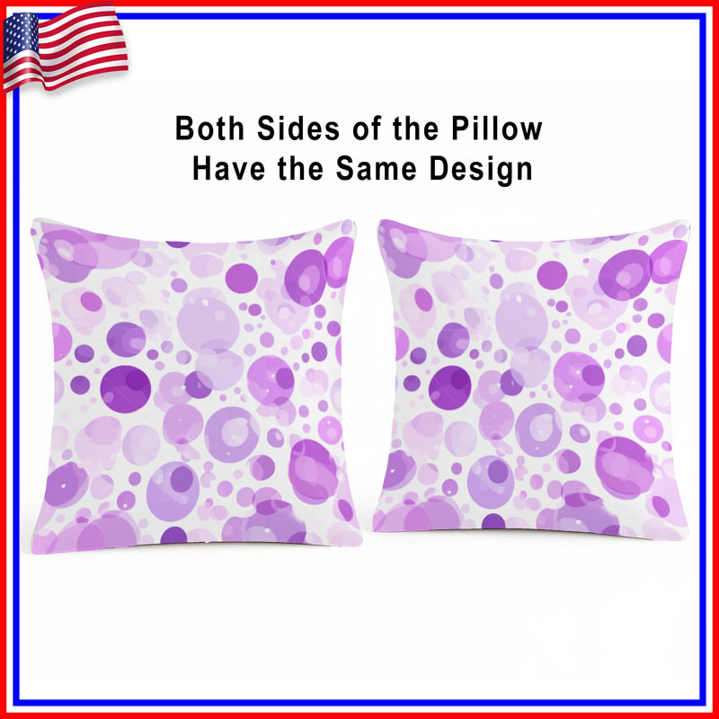 Coussin Bubbles, 14 X 14 pouces