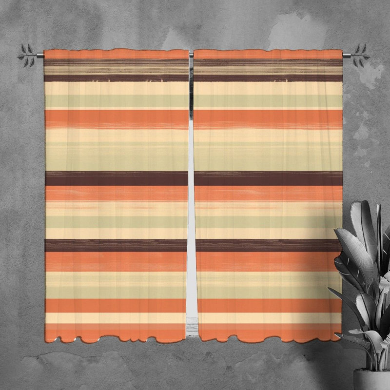 Paire de rideaux obscurcissant en polyester Kezzy, L 20 po x L 82 po