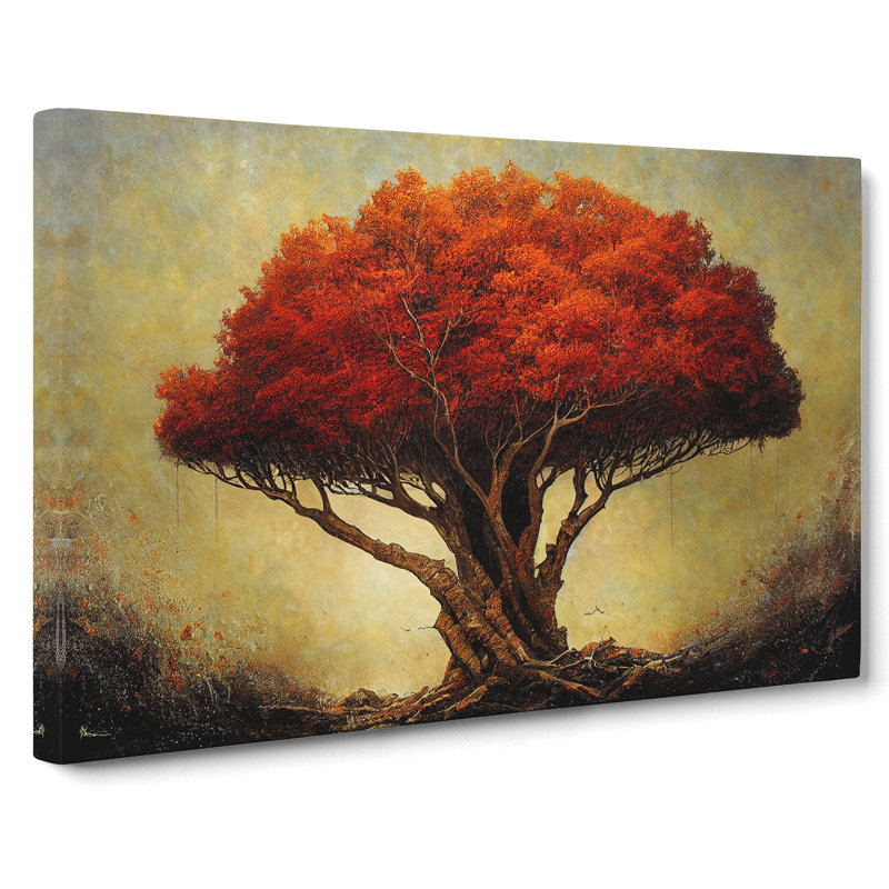 Shimmering Tree - Wrapped Canvas, 50cm H x 76cm W x 3cm D