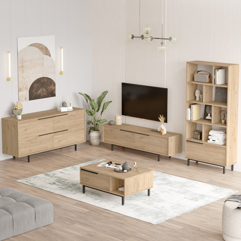 Ensemble de meubles de salon, Beige
