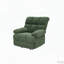 Fauteuil inclinable manuel berçant avec tissu Nubby-810894354