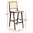 Atticus Counter Stool with Solid Wood Frame-689512203-732015849