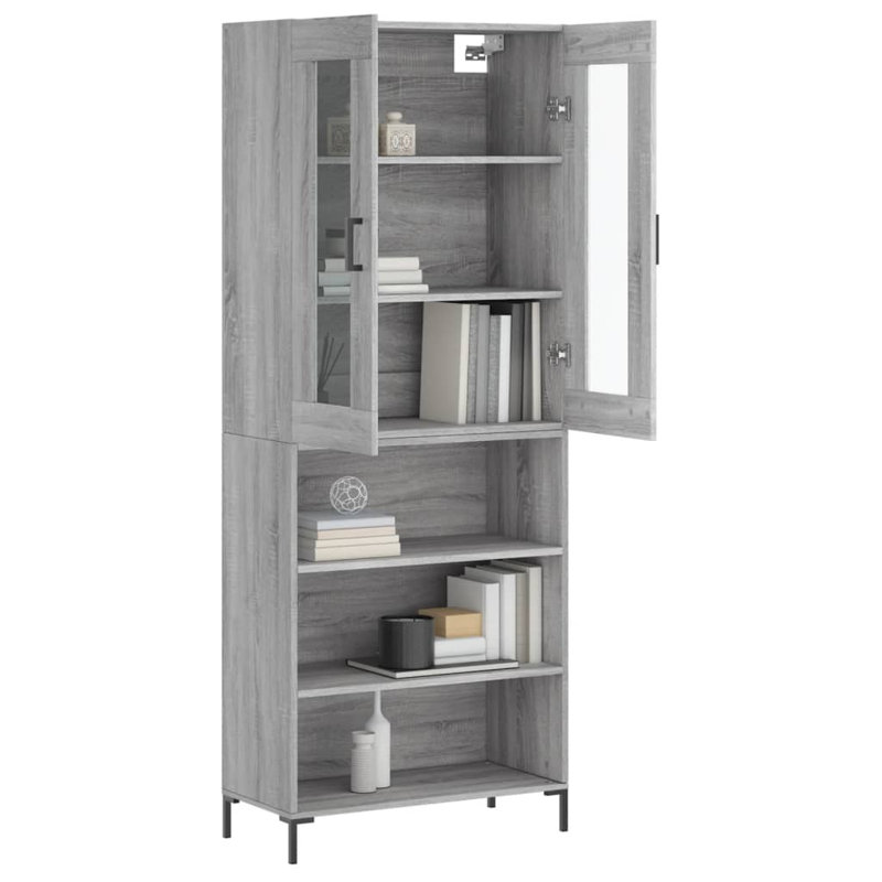 69.5cm Sideboard, Grey Sonoma
