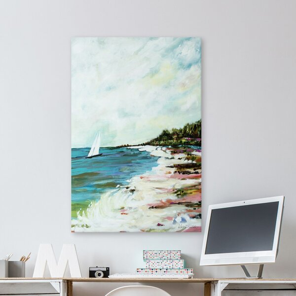 Marmont Hill Beach Surf I On Canvas Painting | Wayfair