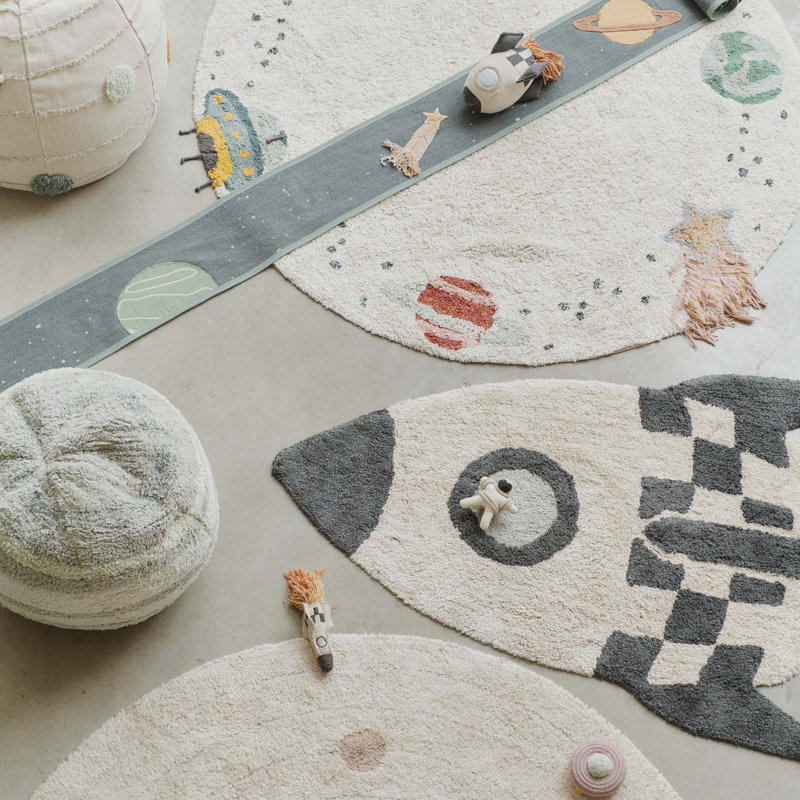 Washable Rug Rocket 4' 5" X 2' 9"