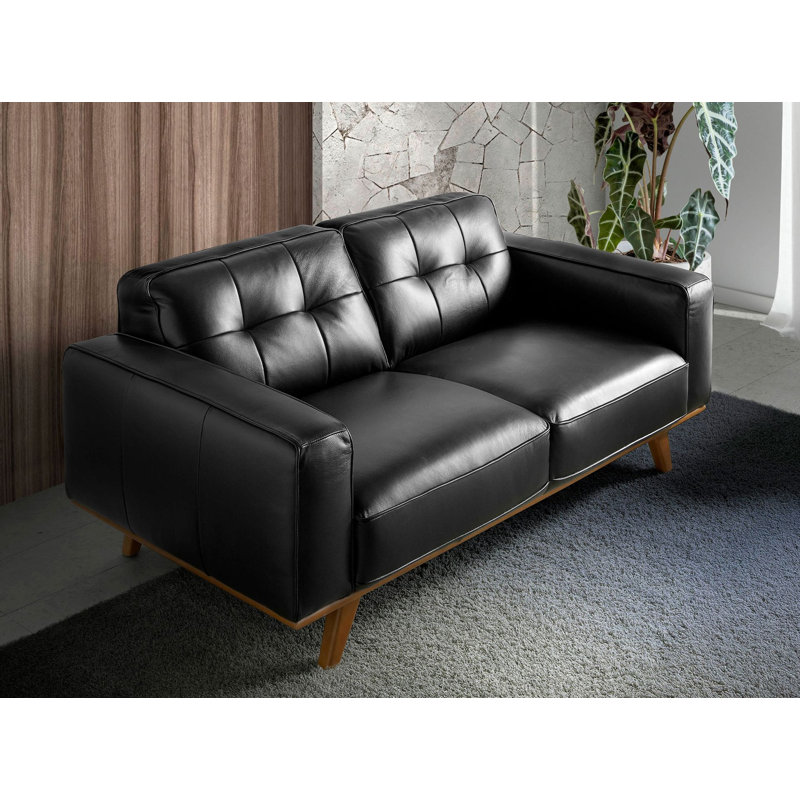 Sofa, 95cm H x 181cm W x 78cm D, Black, 2