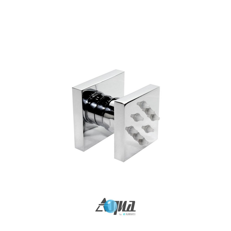 Jet Aqua Aqua par Kubebath - Chrome, Chrome