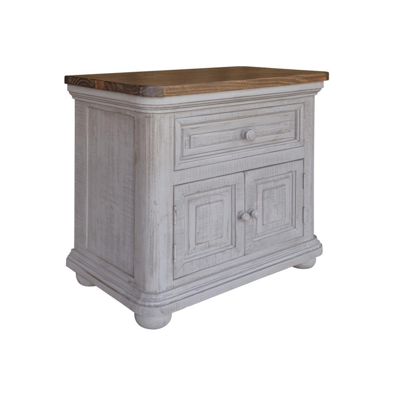 Ragnar 28'' W Solid Wood Nightstand