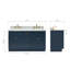 Ensemble de meuble-lavabo double 61 po Partham-70317186