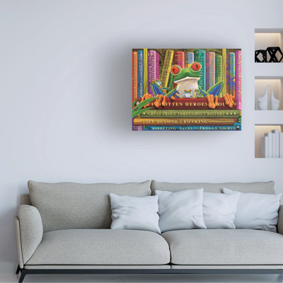 Michael David Ward Geek Frog Canvas Art