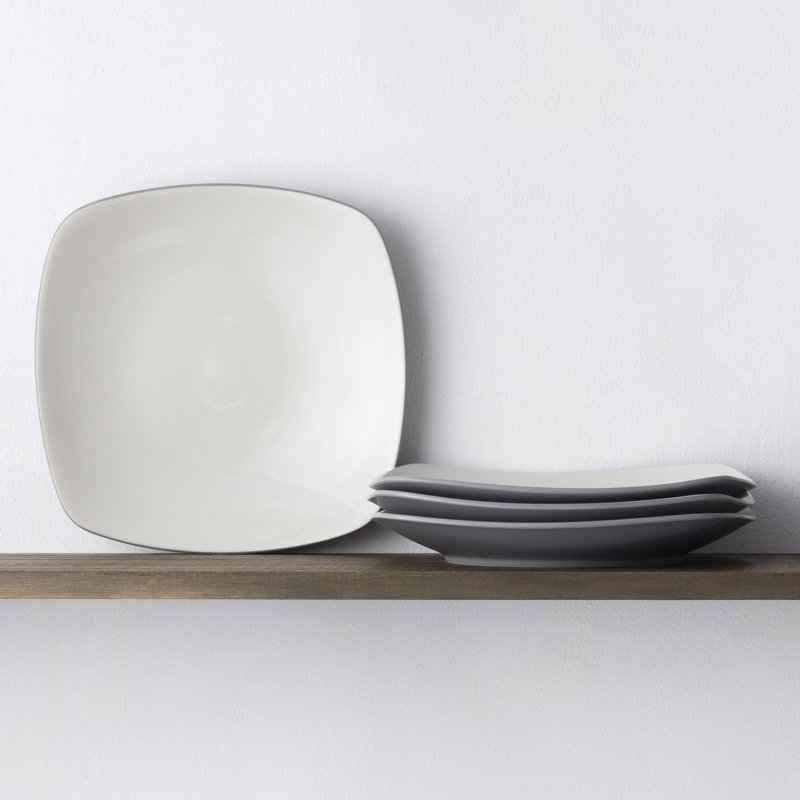 Assiettes à salade carrées Noritake Colorwave, 8 1/4 po, Ardoise