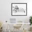 Cadre flottant Lounging Beast Lion, design par Victoria Barnes-989842389-989842394