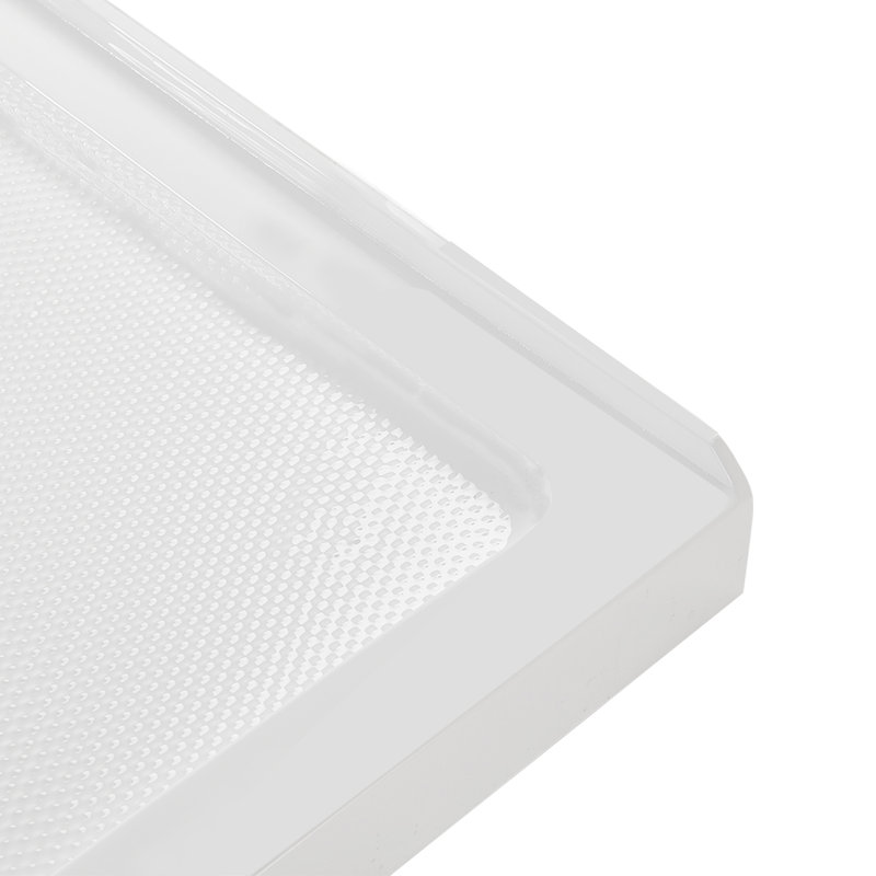 48'' Glossy White Rectangular Acrylic Shower Base with ABS Drain