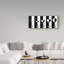 Art mural sur toile tendue - Doris Reindl «Black and White Ii», art mural pour salon, chambre à coucher ou bureau - 20 x 47-30312800