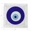 Evil Eye Hemstitch Cocktail 6" Linen/Cotton Napkin