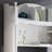 White Rectangular Solid Wood desk-1247947099