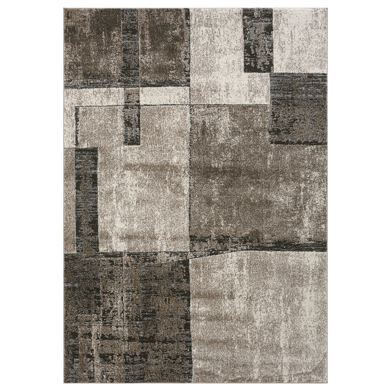 Modern Abstract Rug Contemporary Runner Area Rug For Living Room Carpet, Runner 2'8" x 11'10"