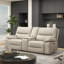 Canapé inclinable électrique moderne 3 pièces de 79 po avec porte-gobelets, crème taupe beige