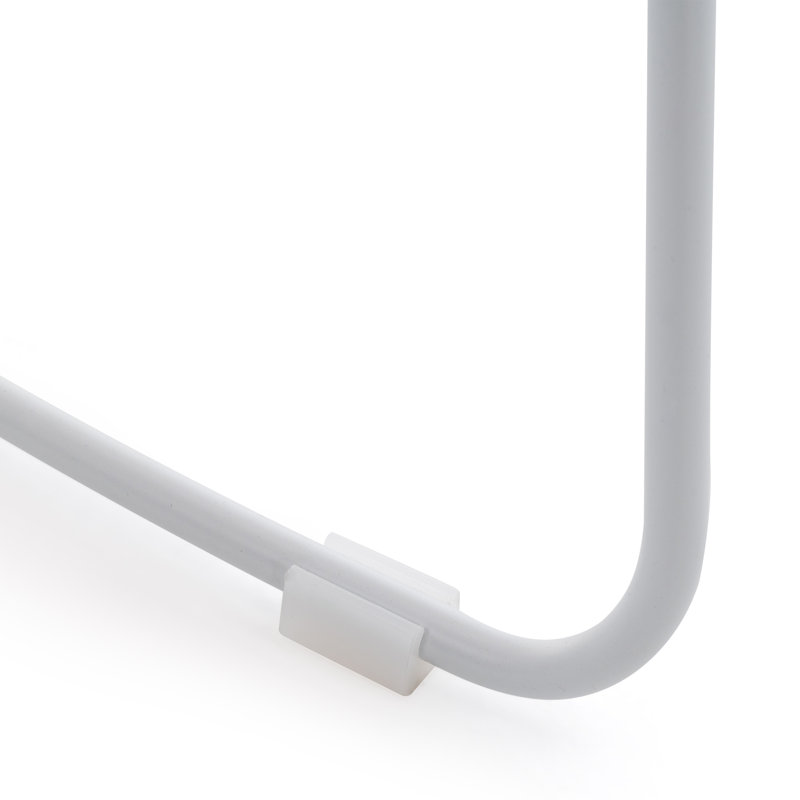 Tabouret de comptoir Saddle, Blanc, Jaune