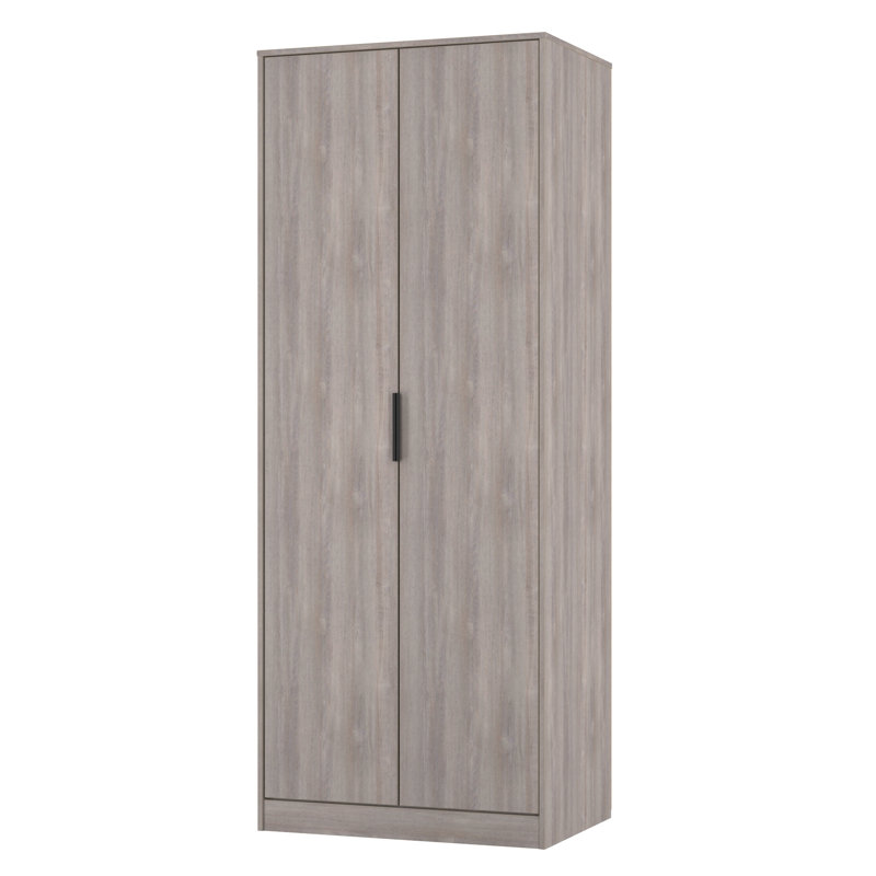 Suhanth 2 Door Wardrobe, Grey