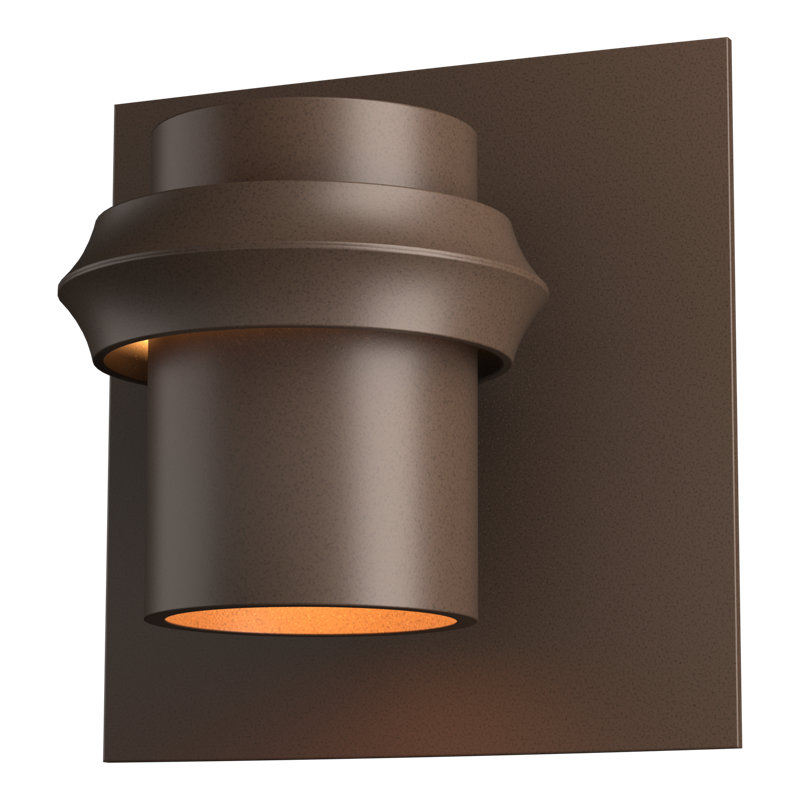 Twilight Outdoor Armed Sconce, Coastal Bronze, Halogen, 7.1" H x 6.9" W x 5.2" D