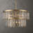 Stasia 9 - Light Antique Brass Unique/Statement Pendant