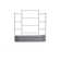 11" Tall 4 In 1 Modular Metal Outdoor Raised Garden Bed With Trellis