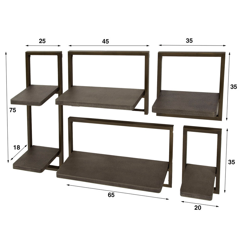 Fero Metal Bracket Shelf
