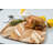 Acacia Herringbone Rounded Edge Cutting/Serve Board With Inset Handles, Small