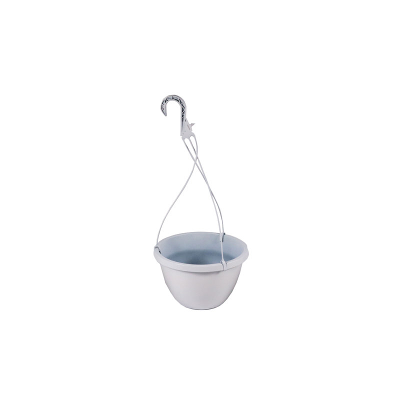 Pot de fleurs suspendu en résine Tarrants, Blanc, 2, H 10 po x l 6,25 po x P 6,25 po