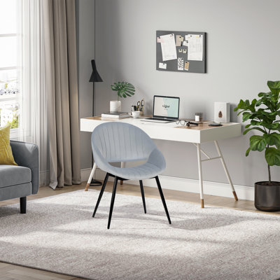 Esko Velvet Accent Chair