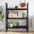  Wall Shelf Dark Brown Solid Oak Wood Medium Floating Shelf-398264902